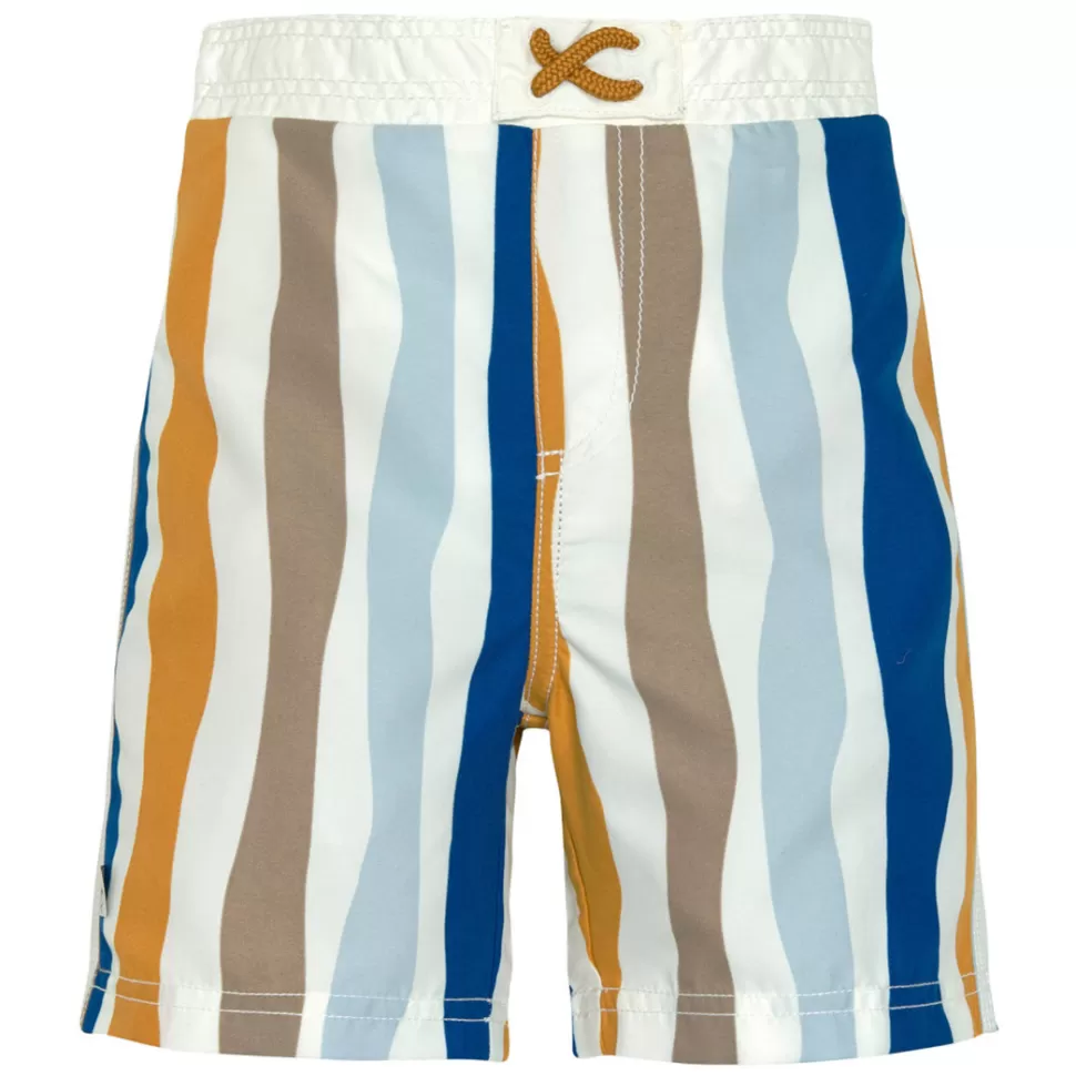 LÄSSIG Accessoires Bébé>Short de Bain Desert Aventure Vagues Bleu Nature - 18/24 Mois