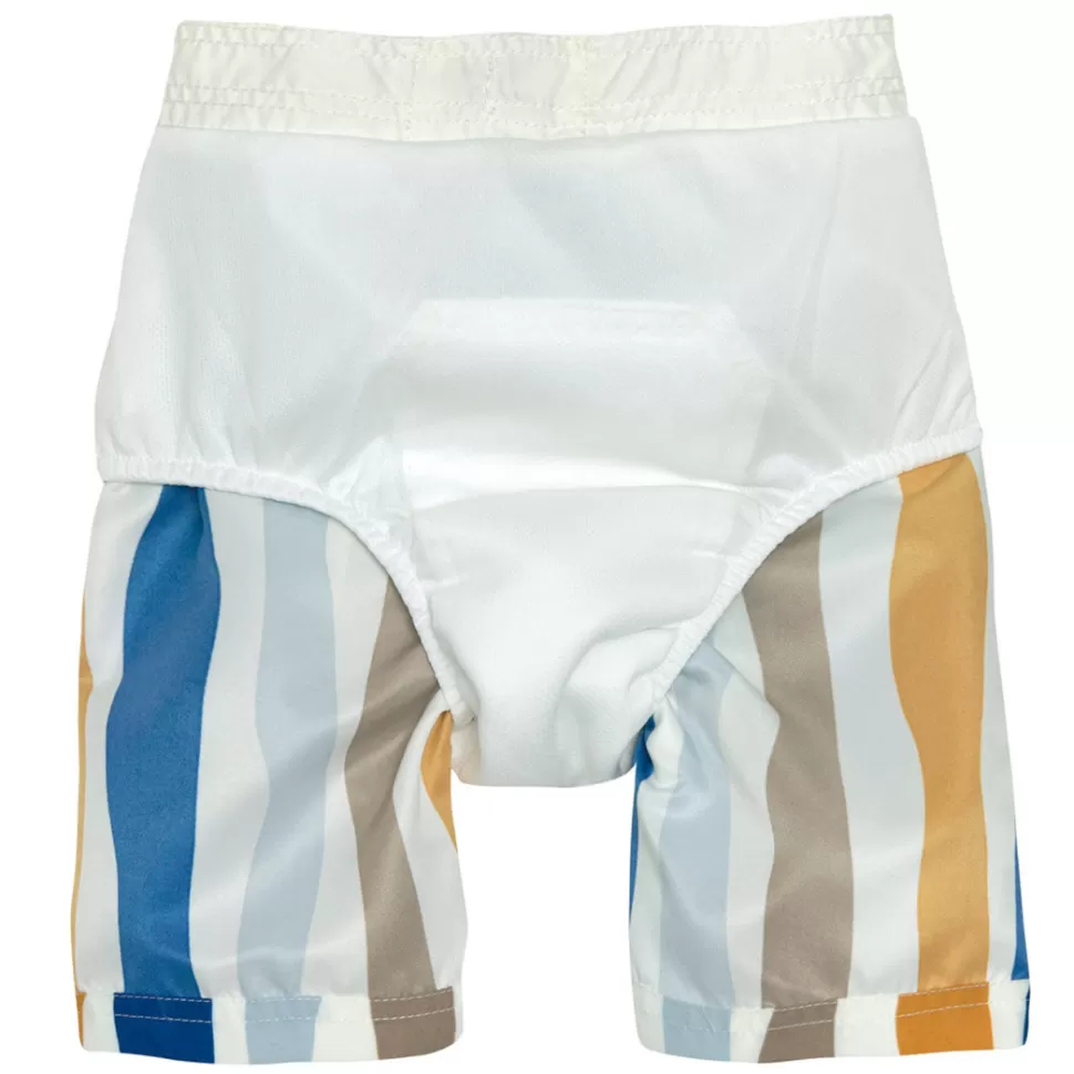 LÄSSIG Accessoires Bébé>Short de Bain Desert Aventure Vagues Bleu Nature - 18/24 Mois