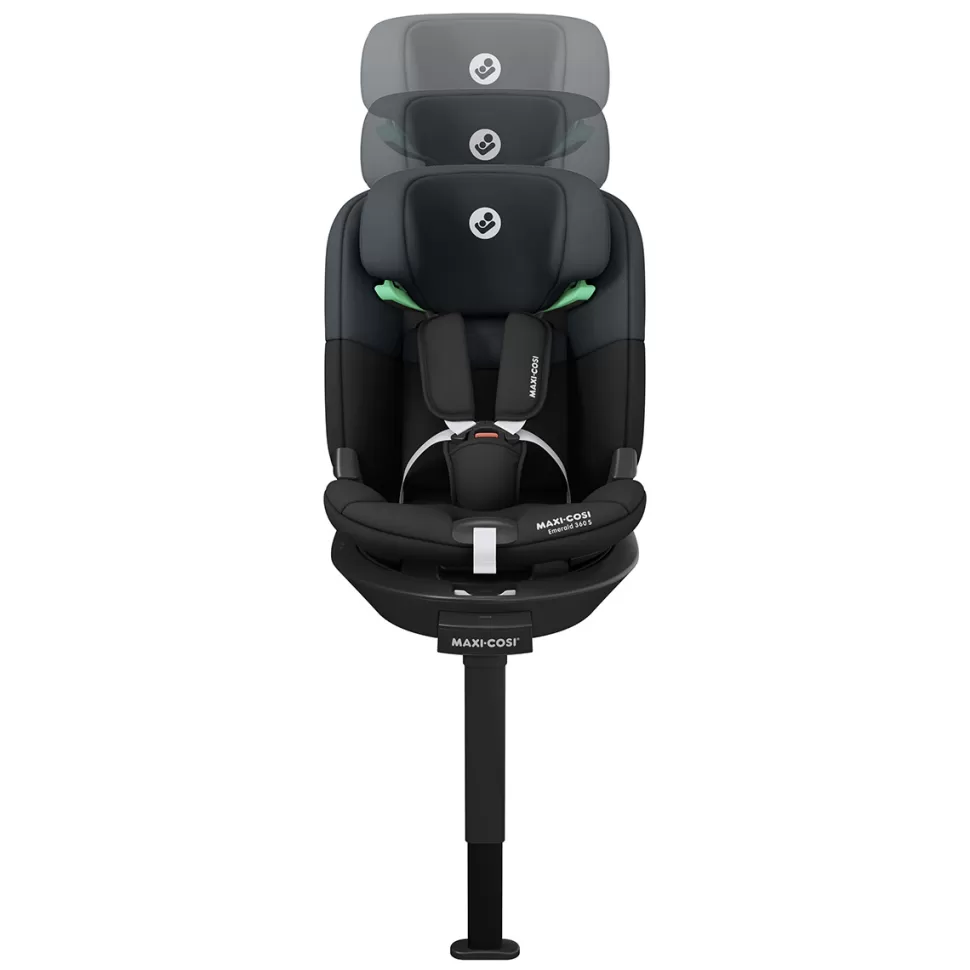 Maxi-Cosi Groupe 1/2/3>Siège Auto Emerald 360 S i-Size Groupe 0/1/2/3 - Tonal Black