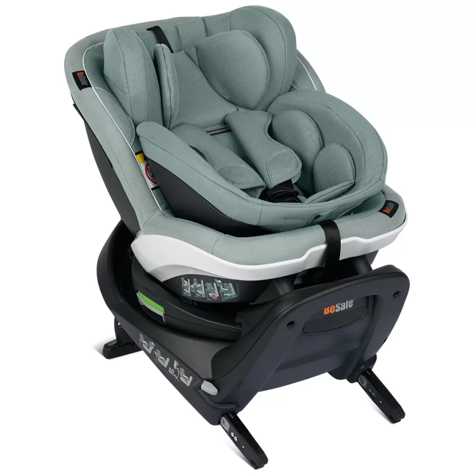 BeSafe Groupe 0+/1>Siège Auto iZi Turn B i-Size Groupe 0+/1 - Sea Green Mélange