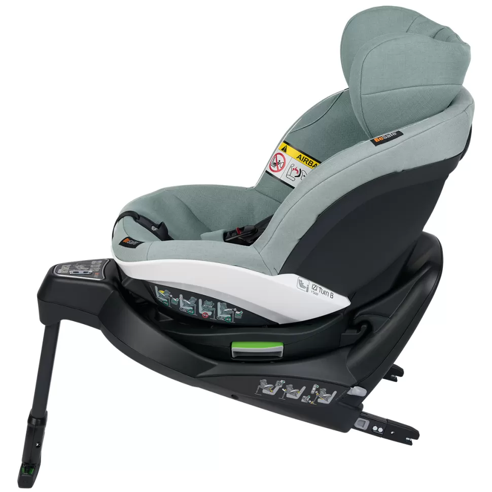 BeSafe Groupe 0+/1>Siège Auto iZi Turn B i-Size Groupe 0+/1 - Sea Green Mélange