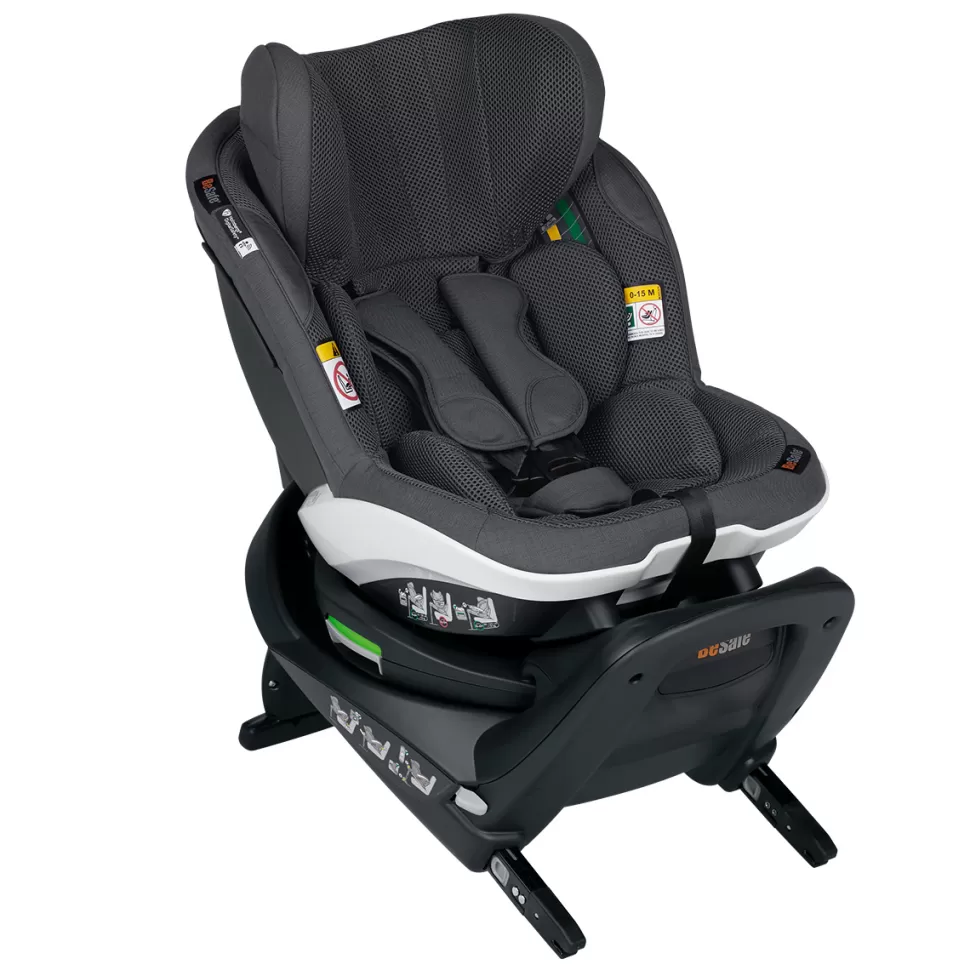 BeSafe Groupe 0+/1>Siège Auto iZi Turn M i-Size Groupe 0+/1 - Anthracite Mesh