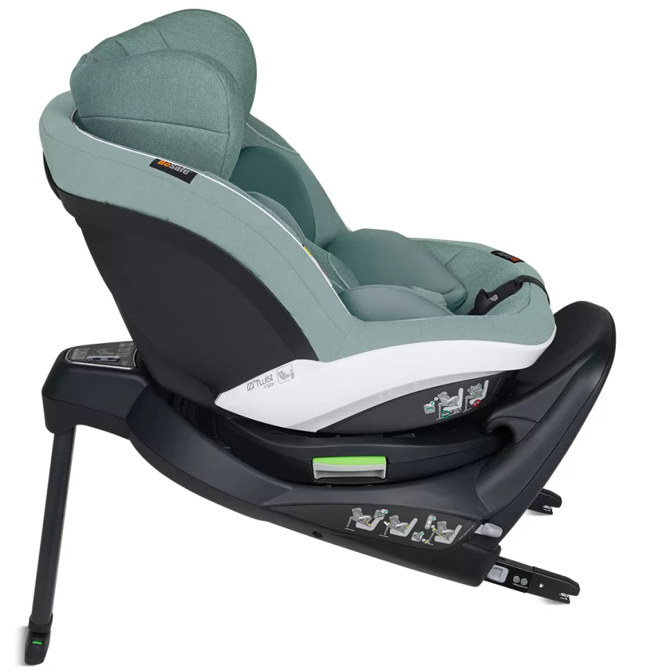 BeSafe Groupe 0+/1>Siège Auto iZi Twist i-Size Groupe 0+/1 - Sea Green Mélange
