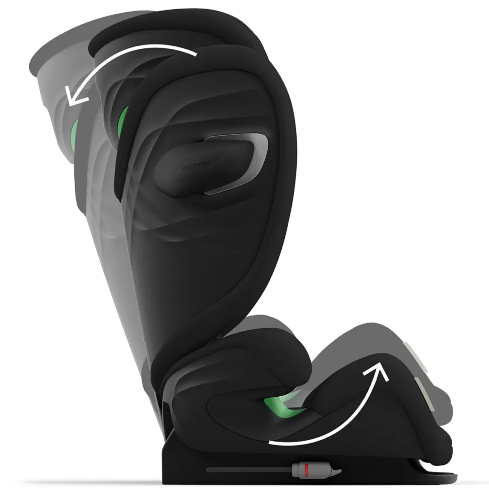Cybex Groupe 2/3>Siège Auto New Solution G i-Fix Groupe 2/3 - Moon Black