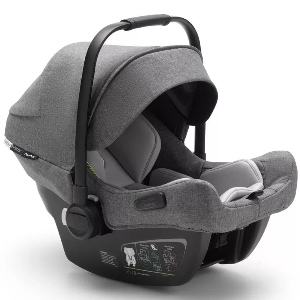 Bugaboo Groupe 0+>Siège Auto Turtle Air by Nuna i-Size Groupe 0+ - Gris
