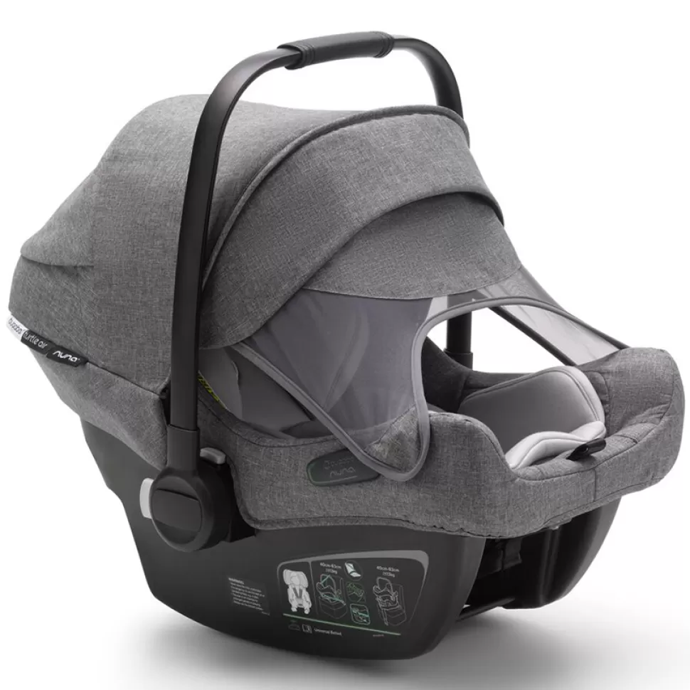 Bugaboo Groupe 0+>Siège Auto Turtle Air by Nuna i-Size Groupe 0+ - Gris