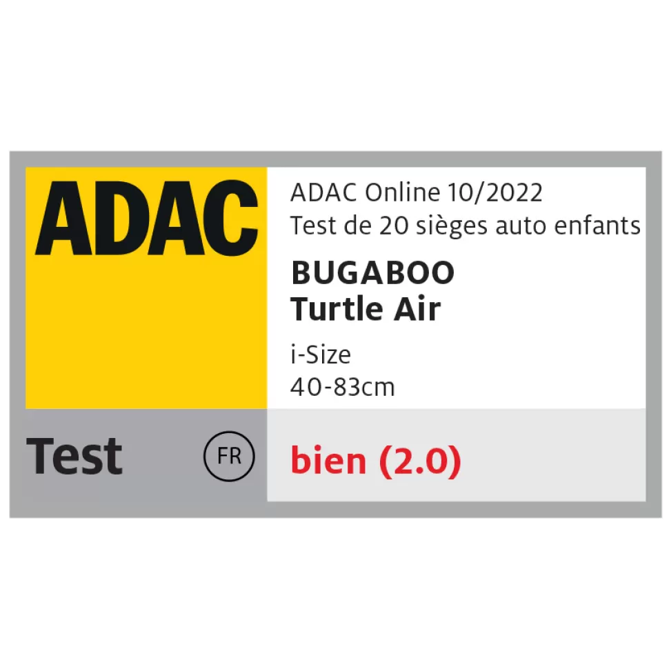 Bugaboo Groupe 0+>Siège Auto Turtle Air by Nuna i-Size Groupe 0+ - Gris