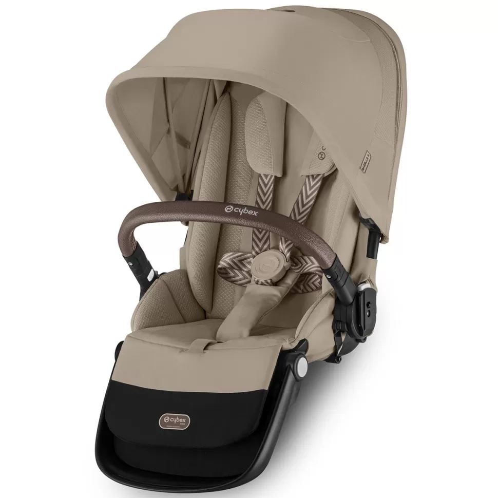 Cybex Accessoires Poussette>Siège Supplémentaire Gazelle S Châssis Taupe - Almond Beige