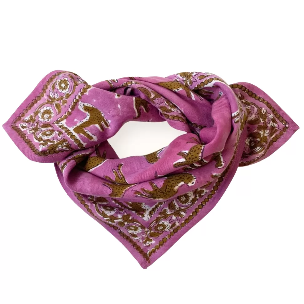 Apaches Accessoires Bébé>Small Foulard Manika Bengale - Fuchsia
