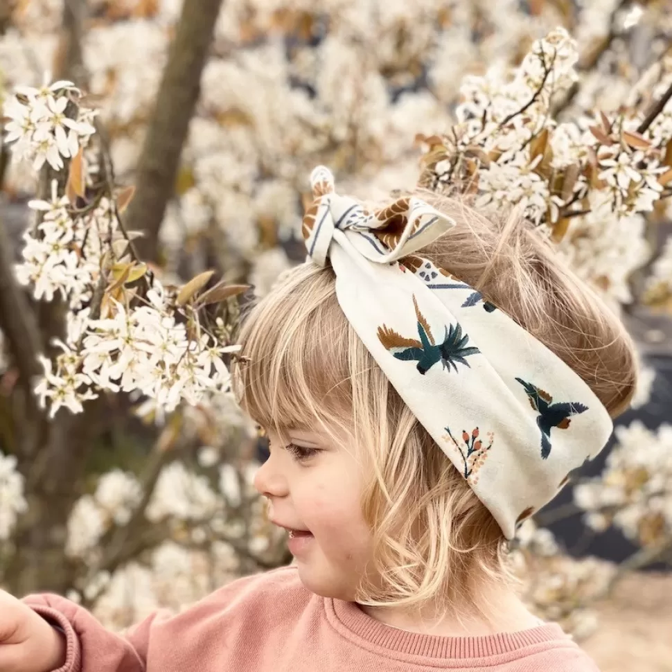 Apaches Accessoires Bébé>Small Foulard Manika Cerisier - Fleur de Vanille