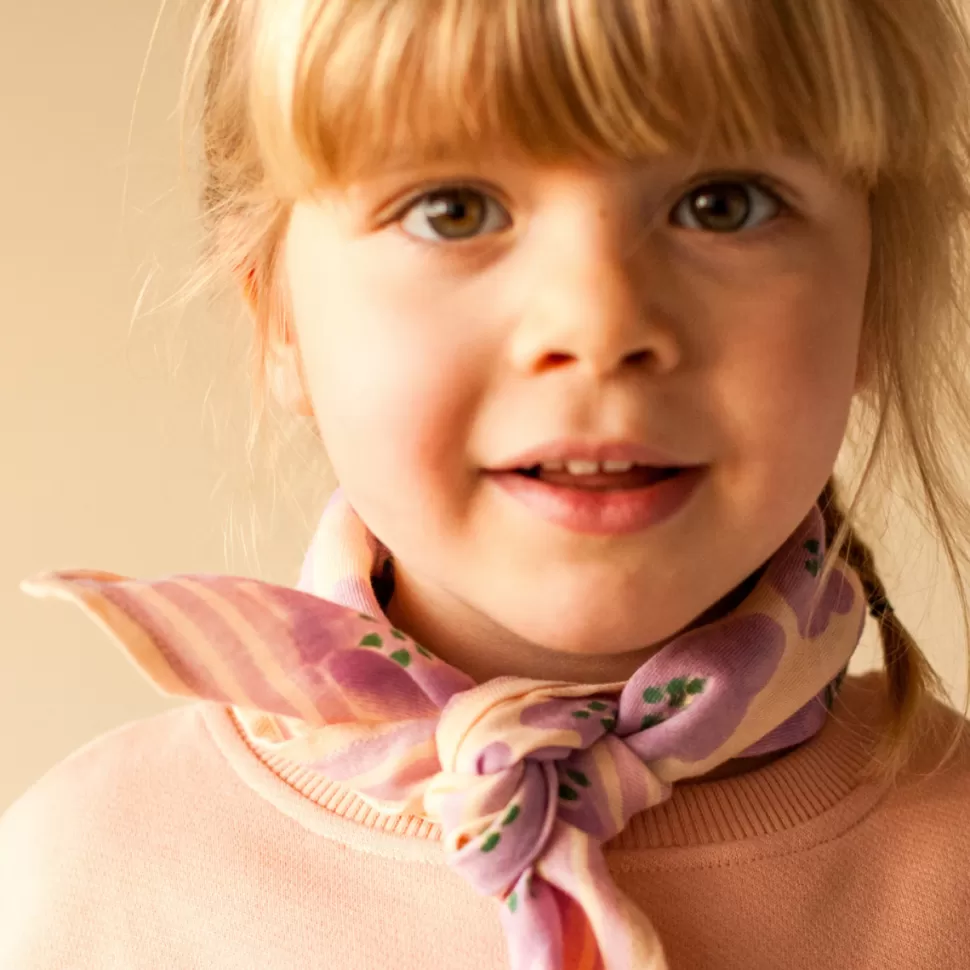 Apaches Accessoires Bébé>Small Foulard Manika Flora Bold - Lavande
