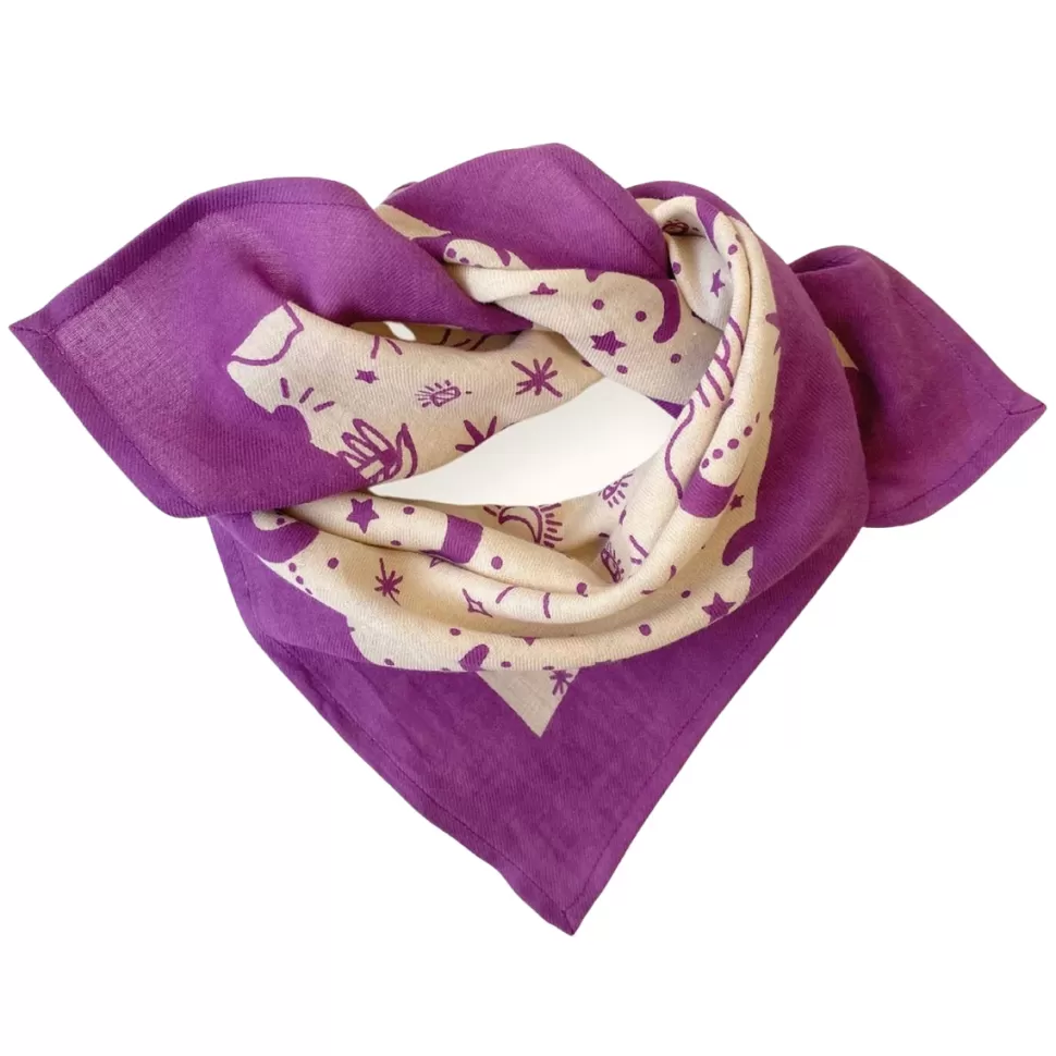Apaches Accessoires Bébé>Small Foulard Manika Karma - Macadamia