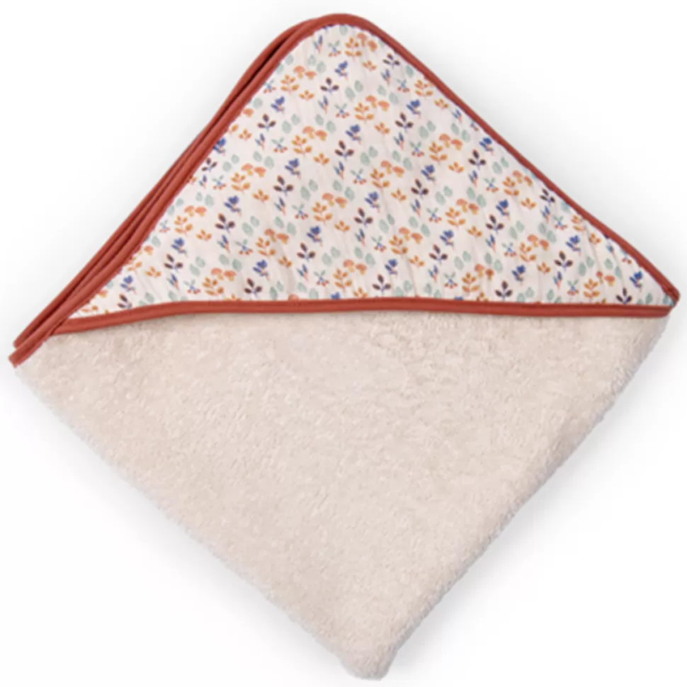 Moulin Roty Textile>Sortie de Bain Pomme des Bois - Cueillette Multicolore