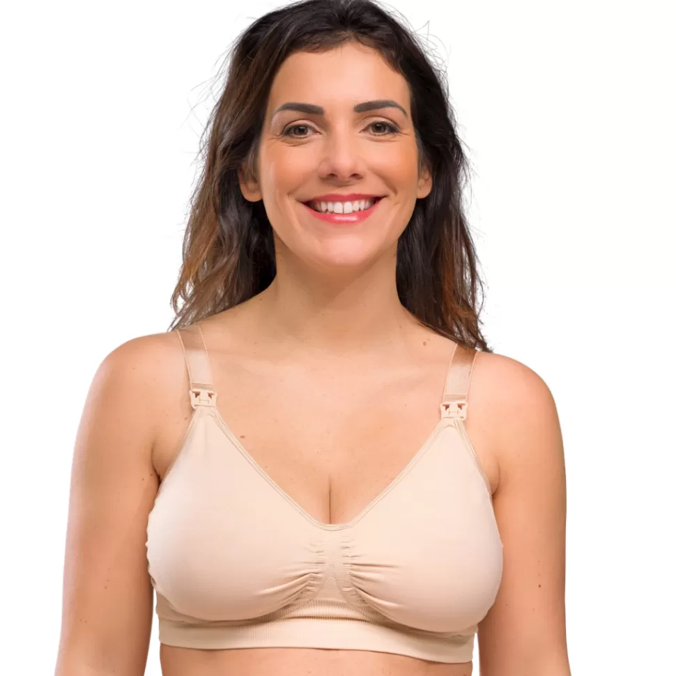 carriwell Parents>Soutien-gorge de Grossesse et d'Allaitement Carri-gel Chair - M