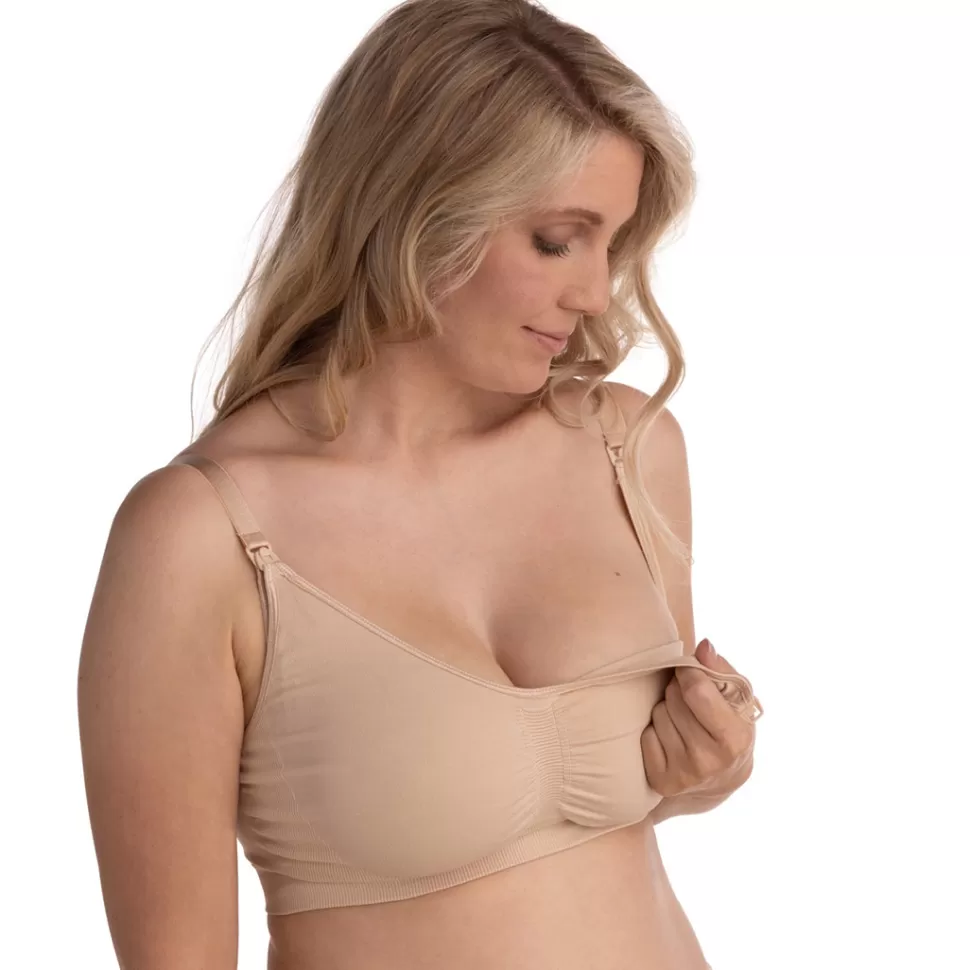 carriwell Parents>Soutien-gorge de Grossesse et d'Allaitement Sans Coutures Chair - S