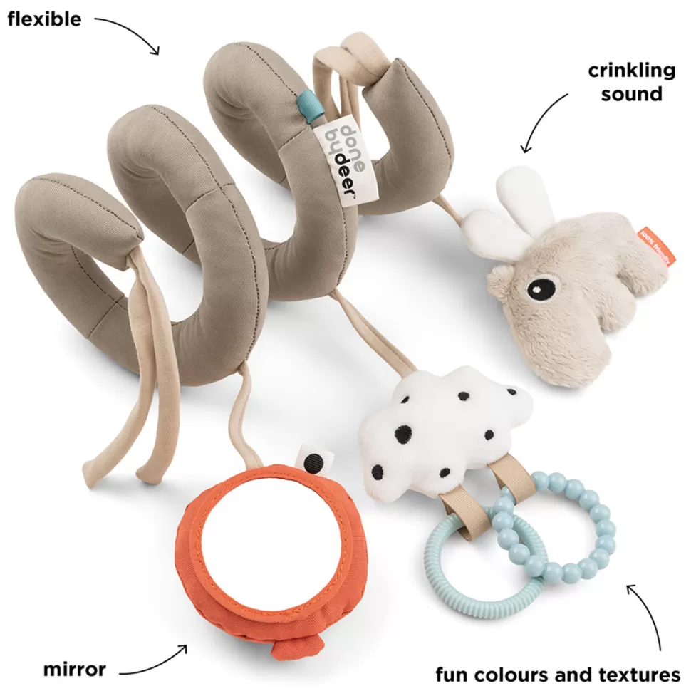 Done by Deer Arche | Accessoires Poussette>Spirale d'Activités - Happy Clouds Sable