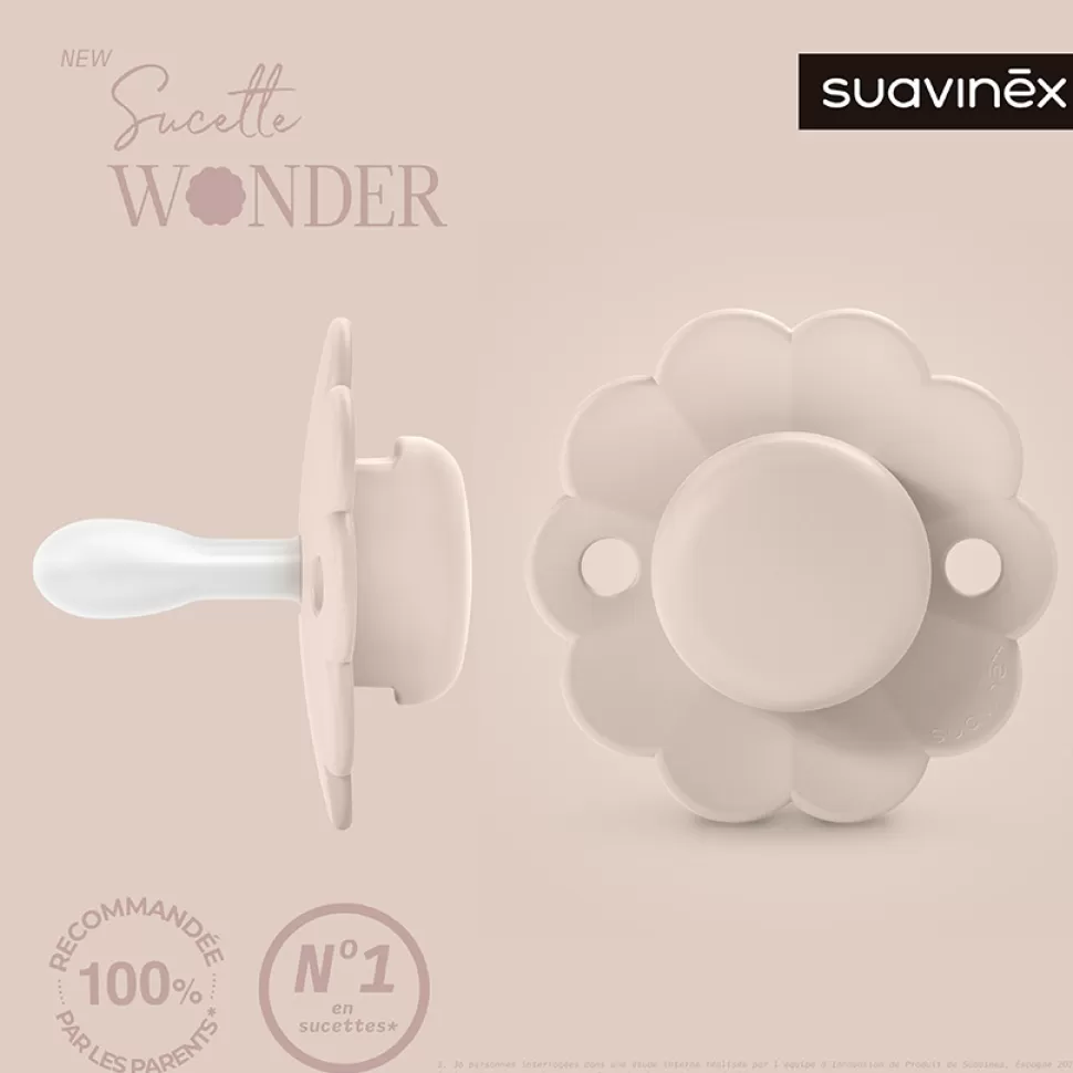 Suavinex Succion>Sucette Réversible SX Pro Wonder Mauve Chalk - 0/6 Mois