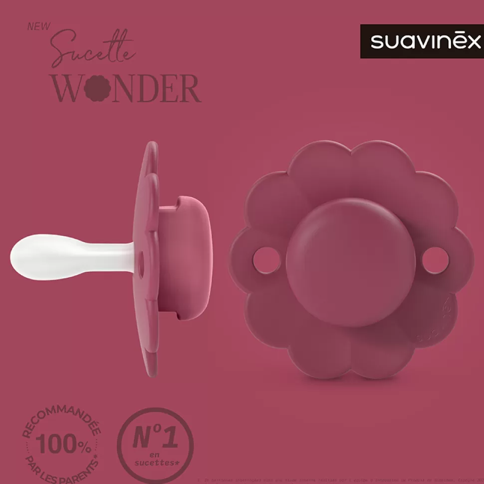 Suavinex Succion>Sucette Réversible SX Pro Wonder Viva Magenta - 6/18 Mois