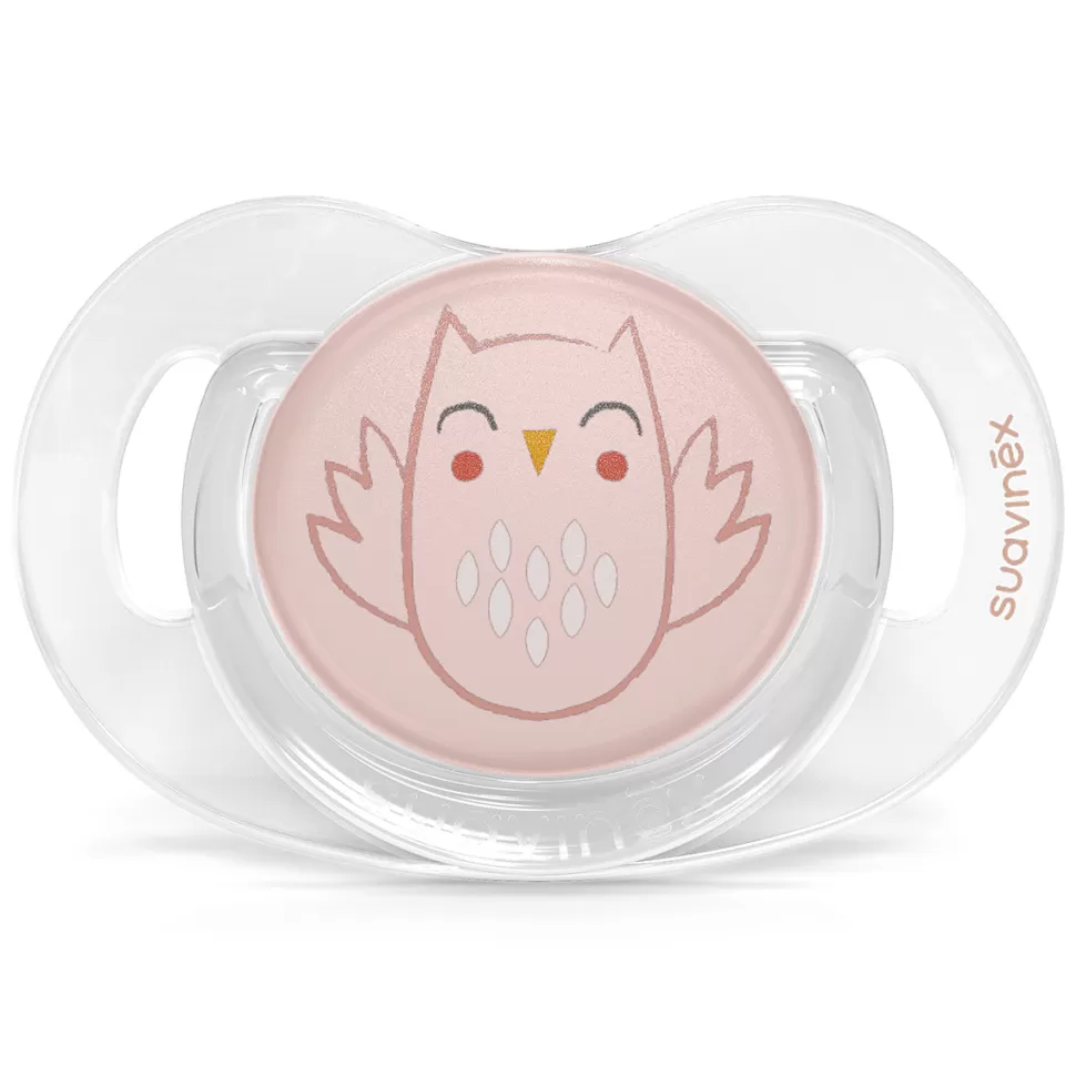 Suavinex Succion>Sucette Symétrique SX Pro Bonhomia Rose - 0/6 Mois