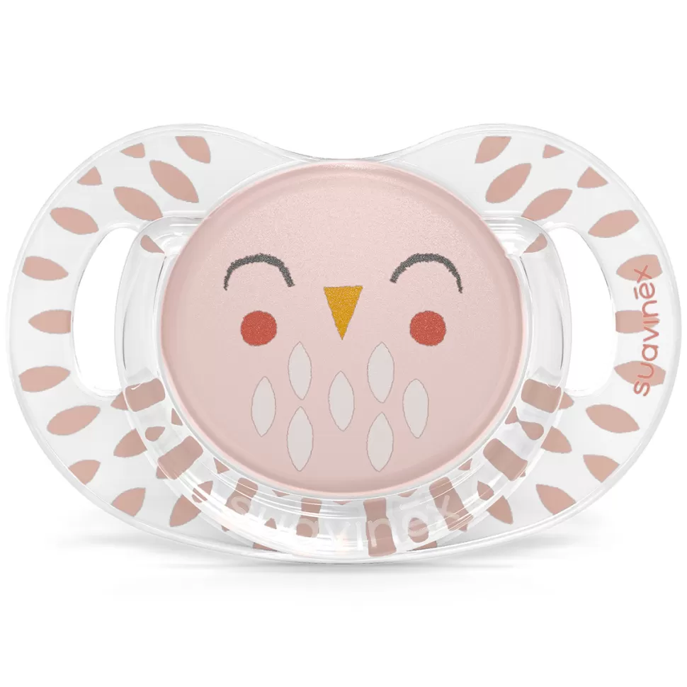Suavinex Succion>Sucette Symétrique SX Pro Bonhomia Rose - 18 Mois +
