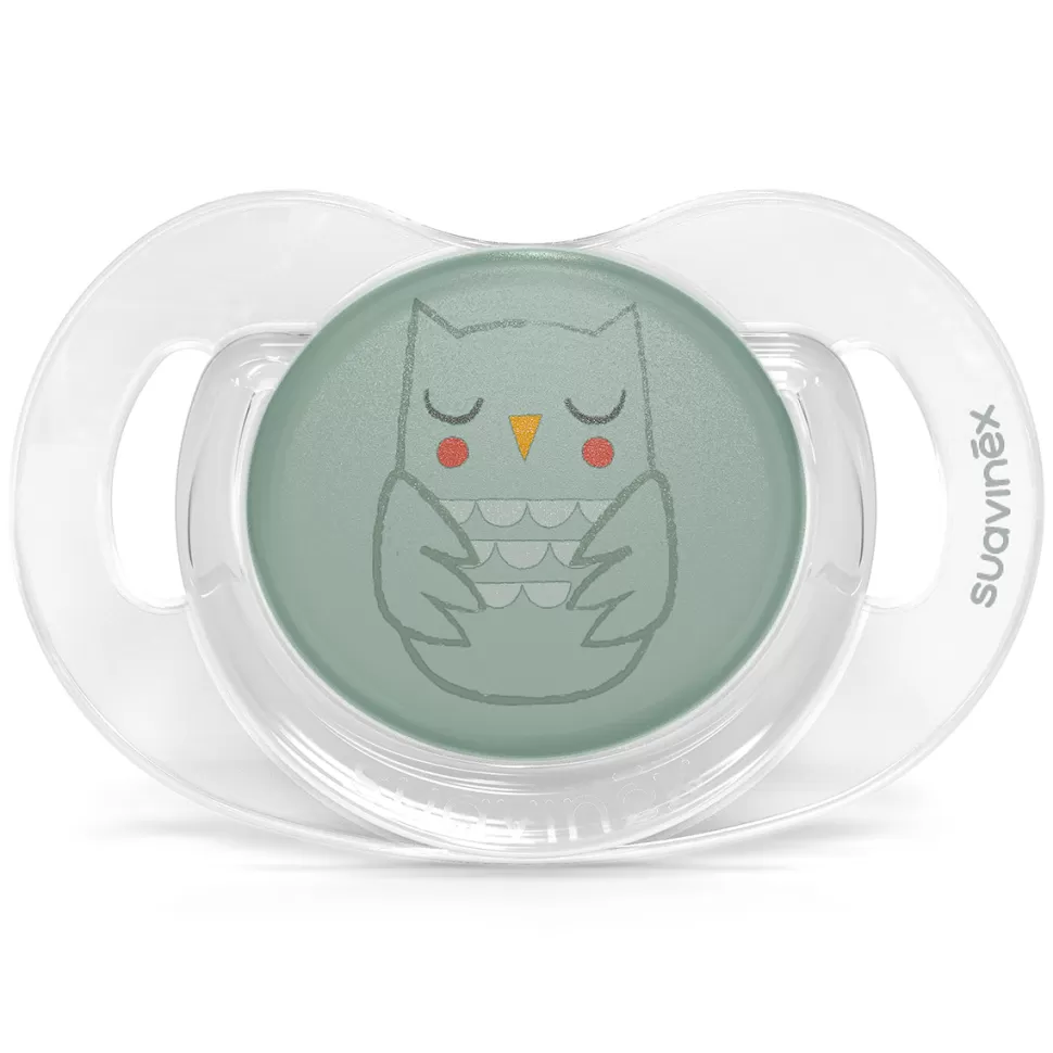 Suavinex Succion>Sucette Symétrique SX Pro Bonhomia Vert - 0/6 Mois