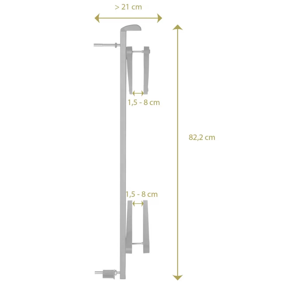 Geuther Barrière De Sécurité>Système de Blocage Supplémentaire pour Easylock Wood Plus - Gris Anthracite