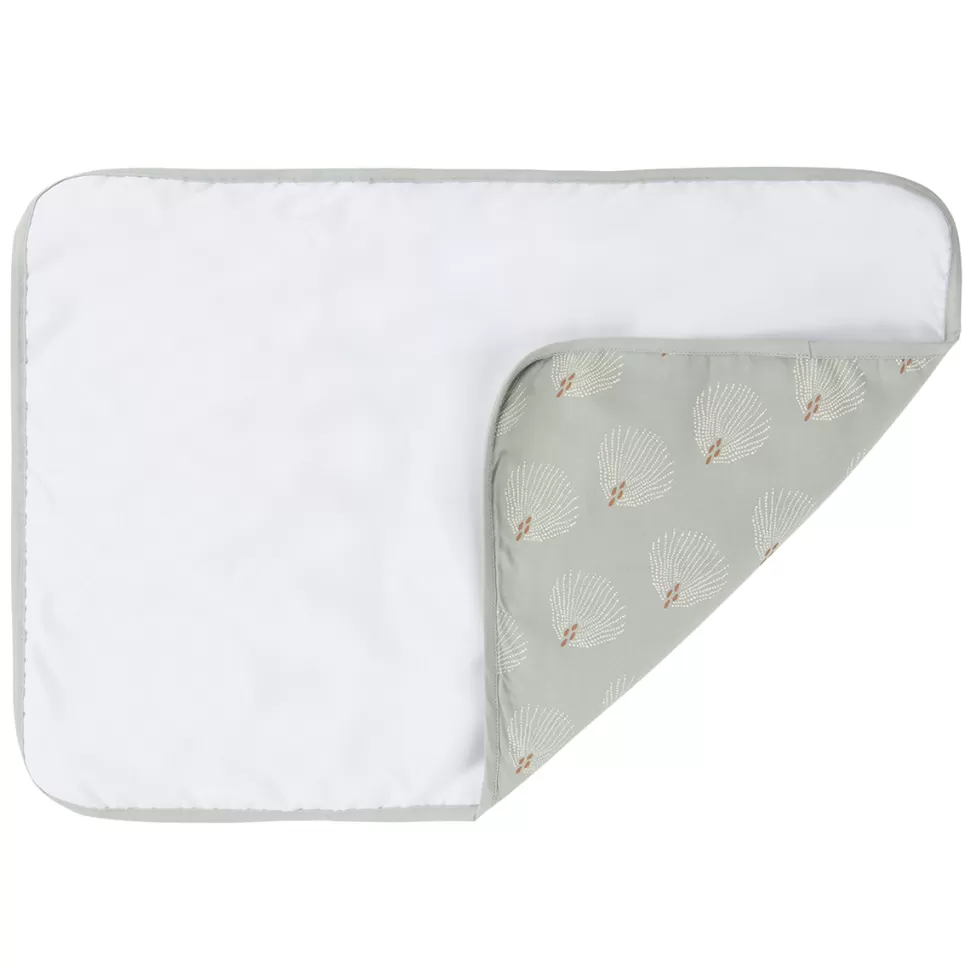 Nobodinoz Matelas Et Housse À Langer>Tapis à Langer Nomade Stories - White Gatsby & Antique Green