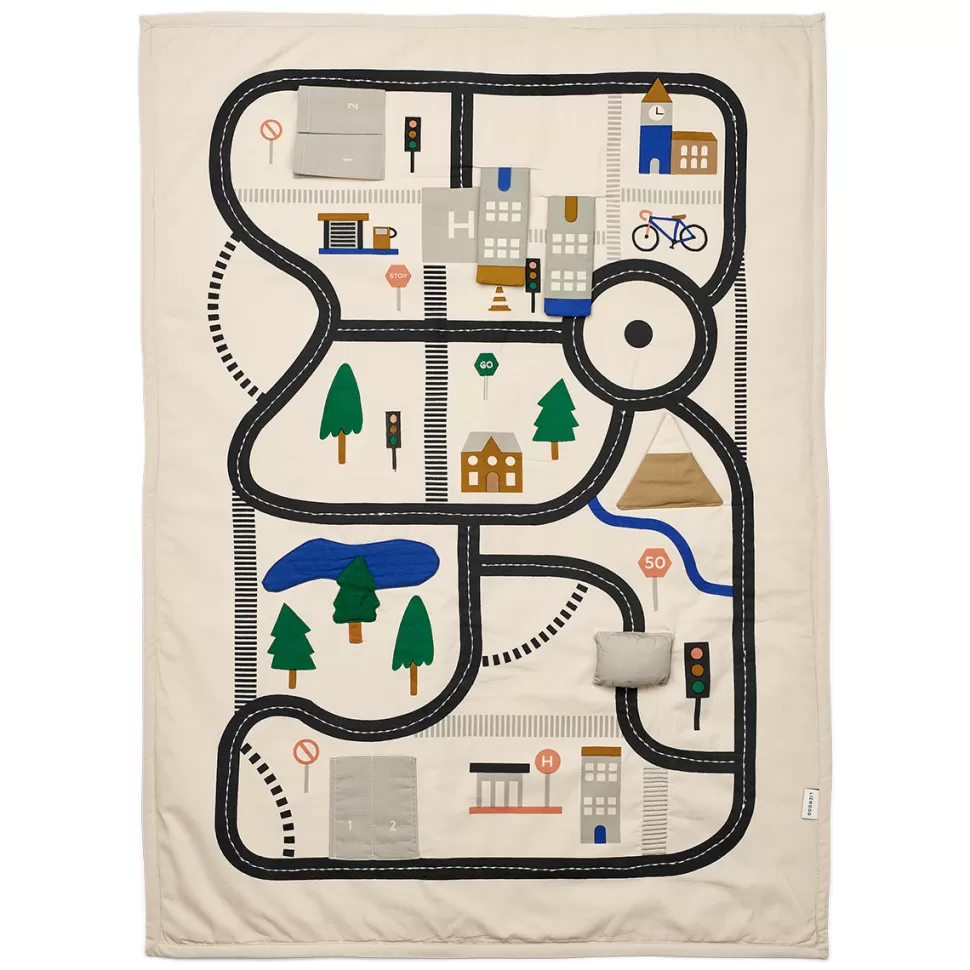 Liewood Tapis D'éveil>Tapis d'Activités Adonna - Road Map Sandy