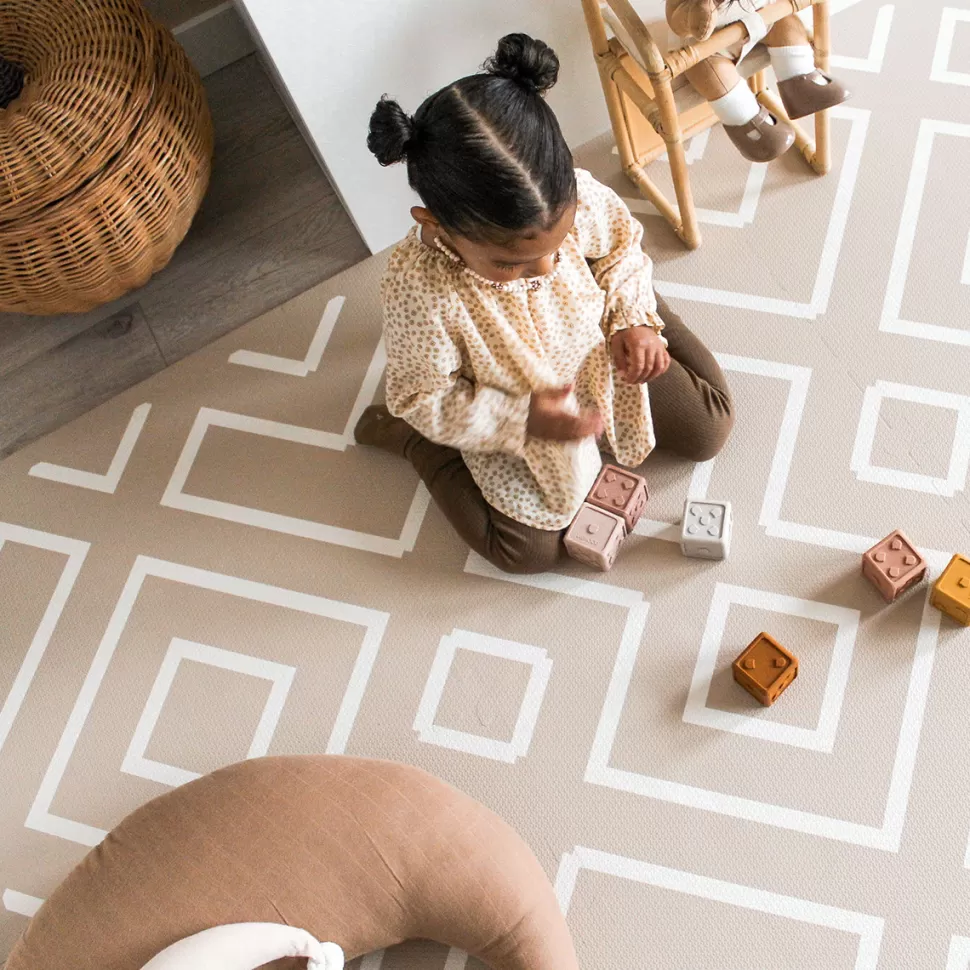Eeveve Tapis D'éveil>Tapis de Jeux - Modern Blocks Desert Sand