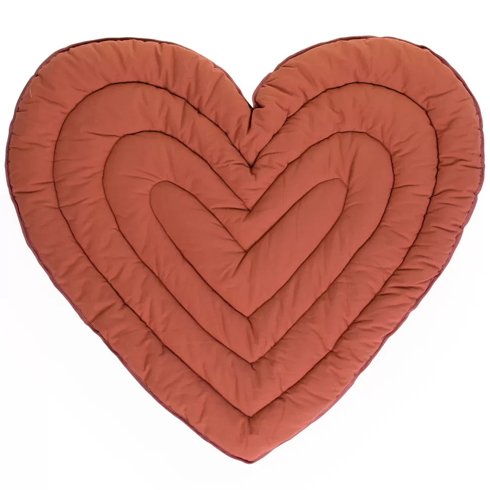 Childhome Tapis D'éveil>Tapis de Jeux Coeur - Terracotta