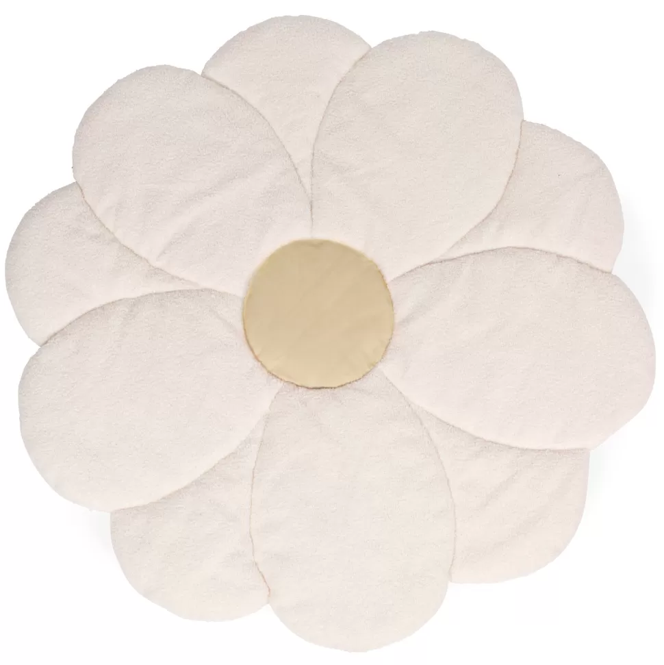 Childhome Tapis D'éveil>Tapis de Jeux Fleur - Ecru