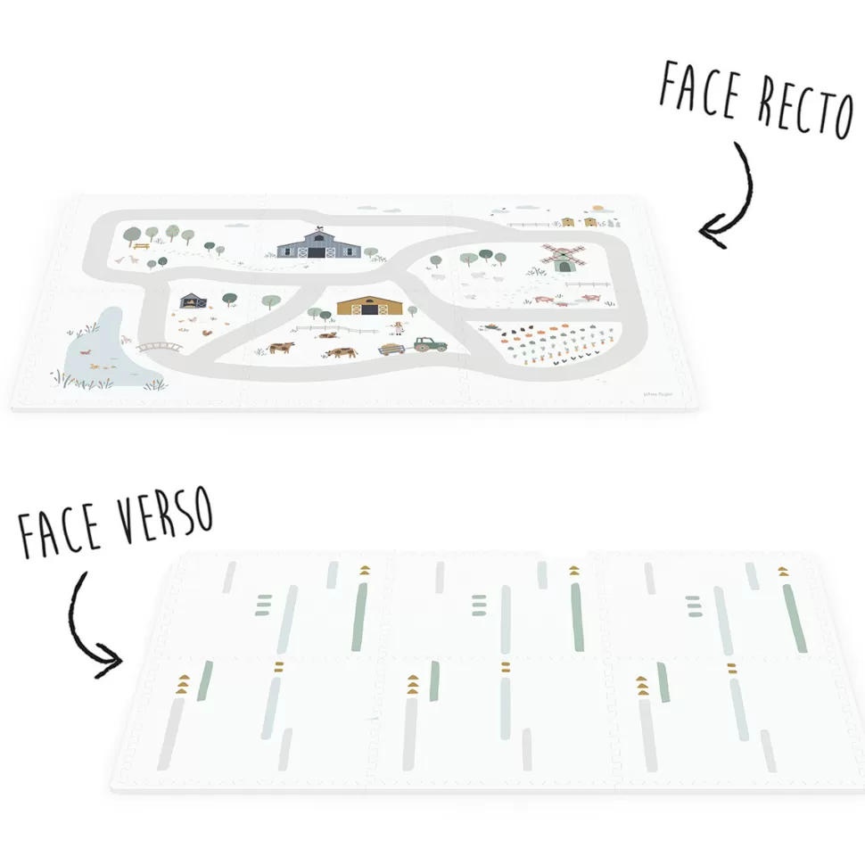 Play&Go Tapis D'éveil>Tapis de Jeux Réversible - Farm