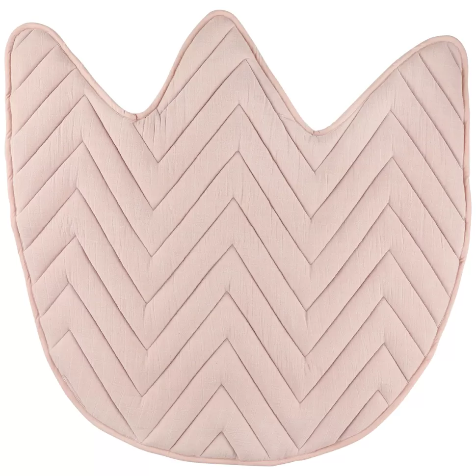 Trixie Baby Tapis D'éveil>Tapis de Jeux Tulipe - Bliss Rose