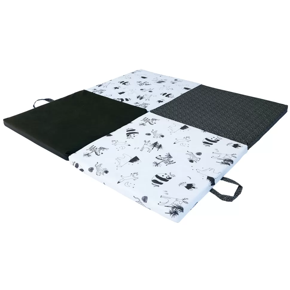 Candide Tapis D'éveil>Tapis de Motricité - Noir et Blanc