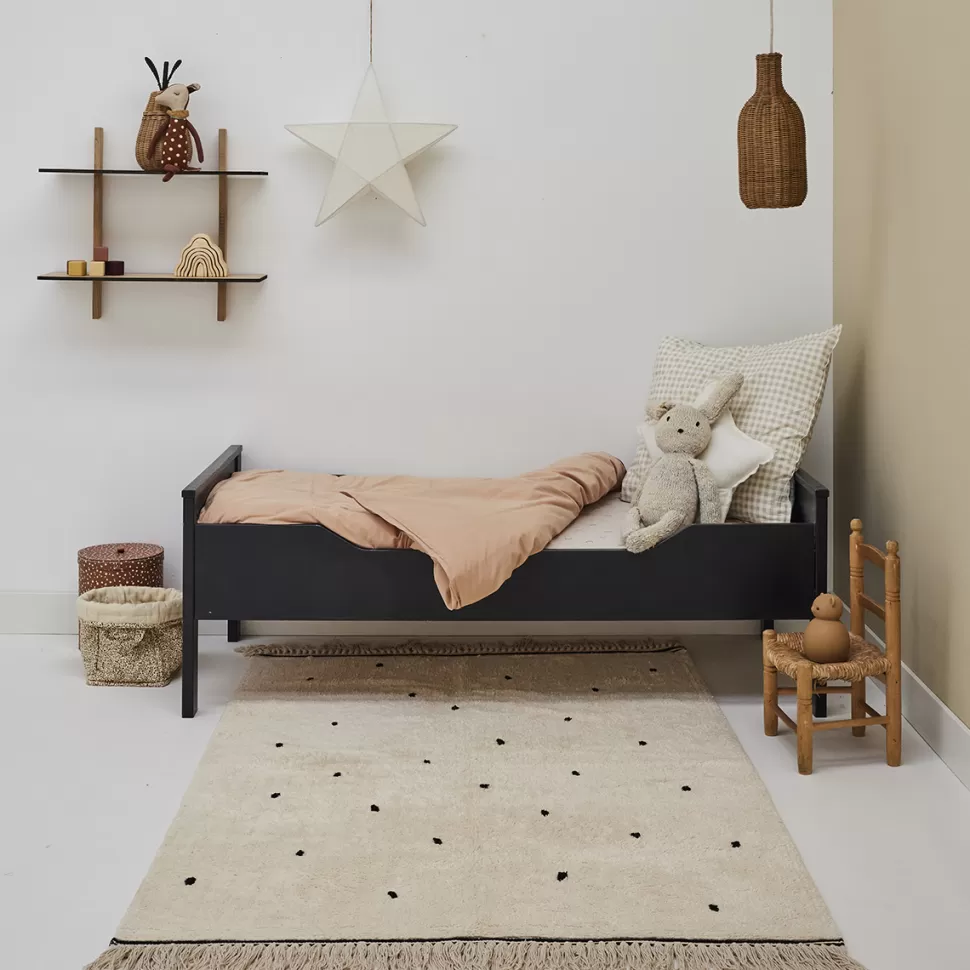 Tapis Petit Décoration>Tapis Emily Pois Crème - 120 x 170 cm