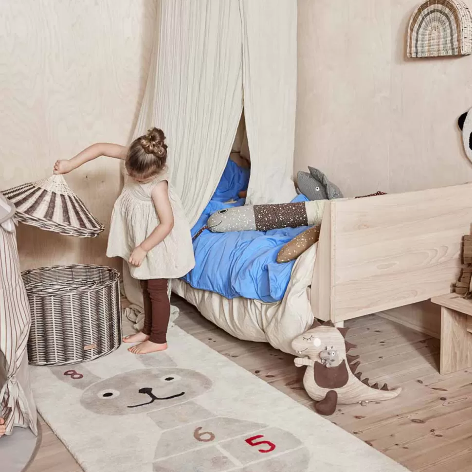 OYOY Décoration>Tapis Marelle Lapin Clay - 75 x 180 cm