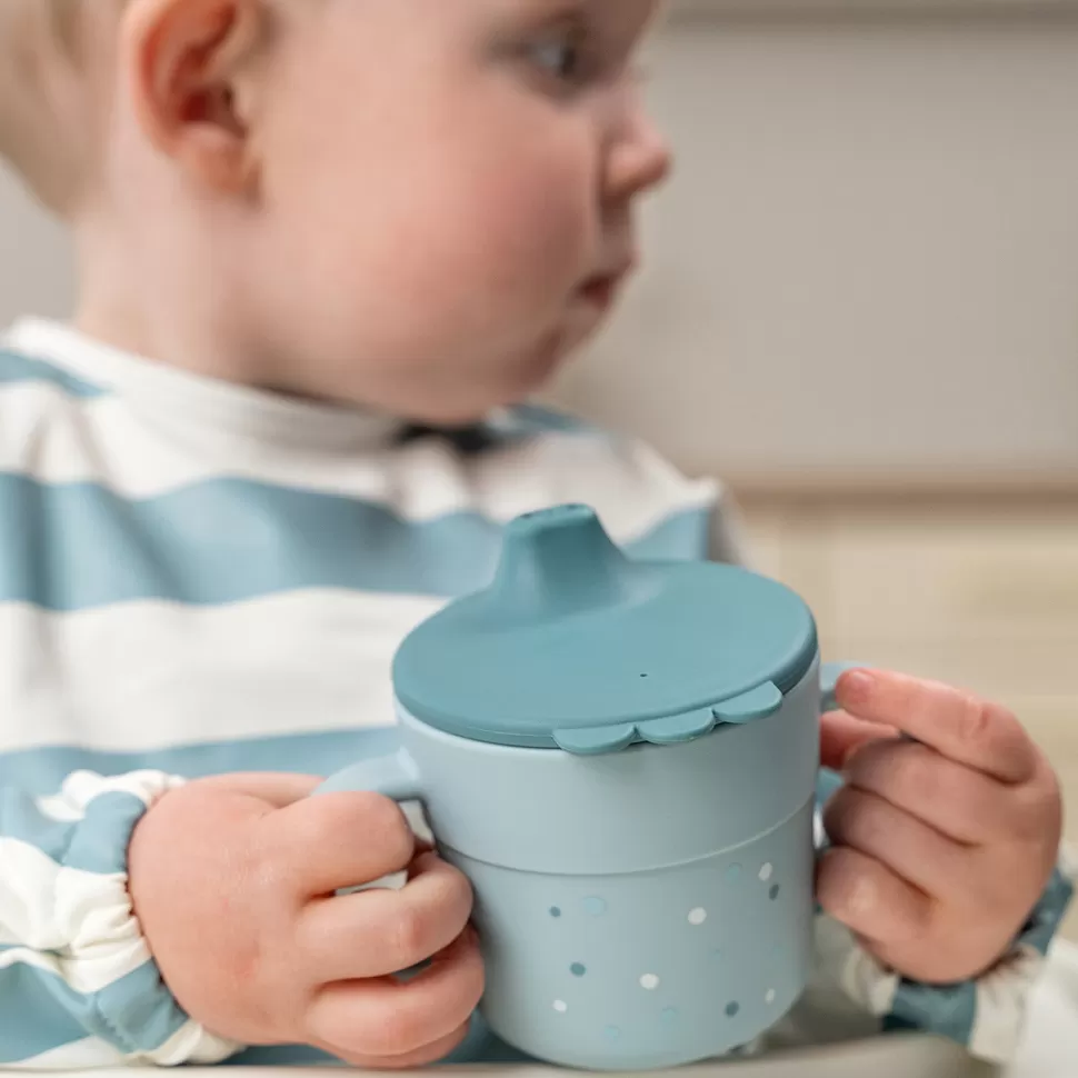 Done by Deer Repas>Tasse d'Apprentissage Foodie Happy Dots Bleu - 215 ml