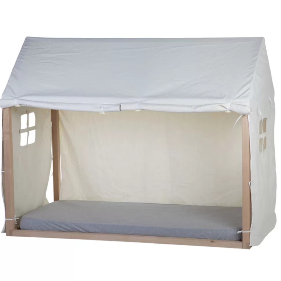 Childhome Meuble Bébé>Toile pour Lit Junior Cabane Blanc - 90 x 200 cm