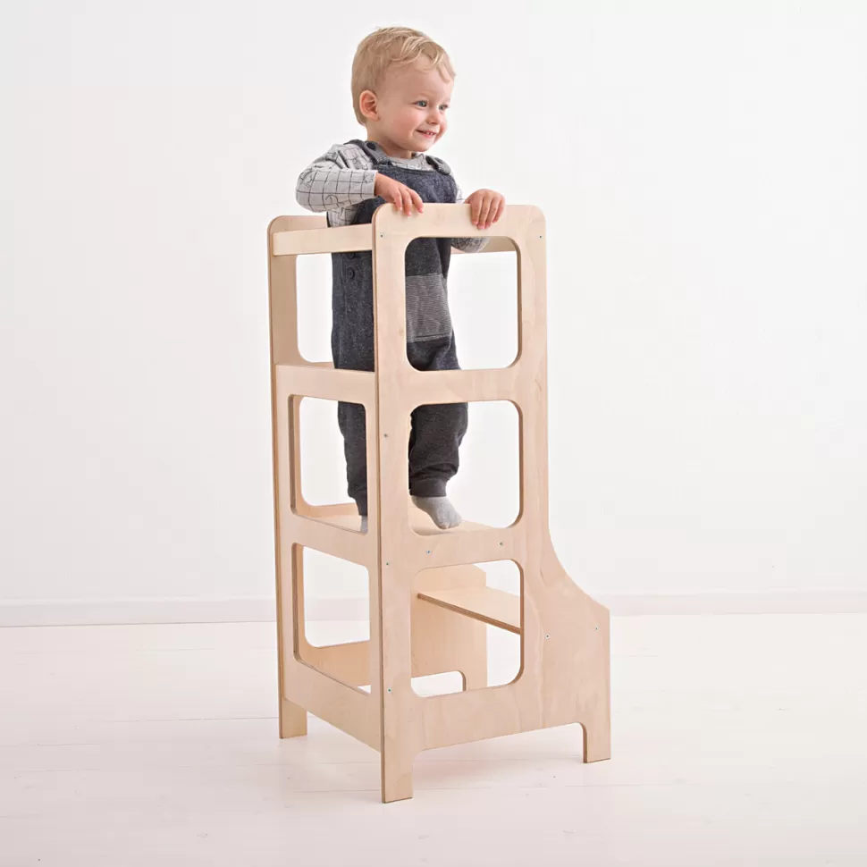 Duck Woodworks Meuble Bébé>Tour de Cuisine en Bouleau - Naturel