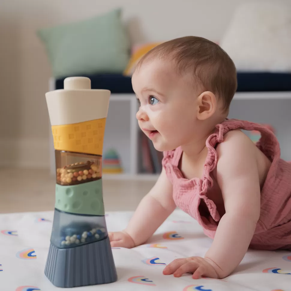 BabyToLove Mes Premiers Jouets>Tour Sensorielle à Empiler