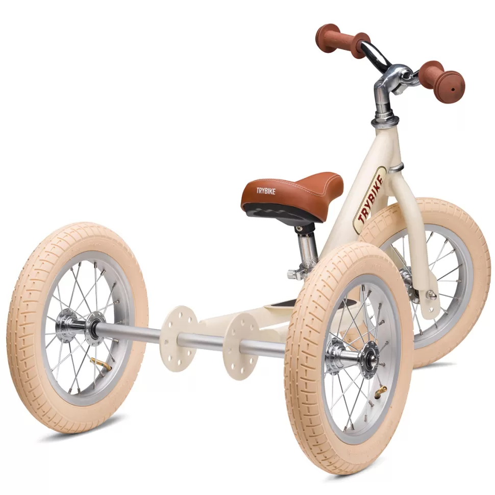 Trybike Trotteur & Porteur>Tricycle - Vintage Crème