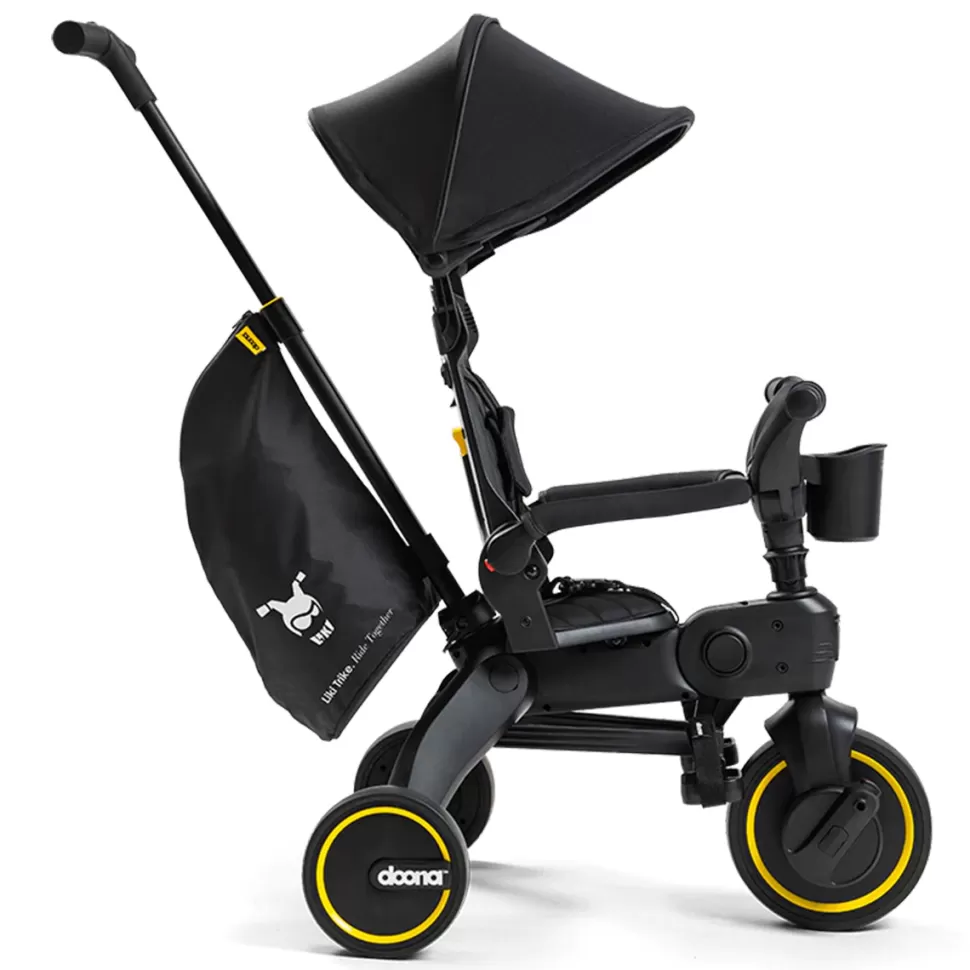 Doona Trotteur & Porteur>Tricycle Evolutif Compact Liki Trike Edition Spéciale - Midnight Black