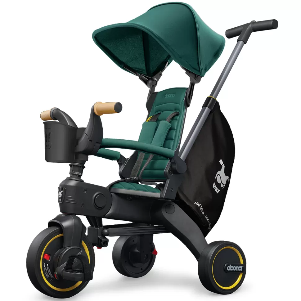 Doona Trotteur & Porteur>Tricycle Evolutif Compact Liki Trike S5 - Racing Green