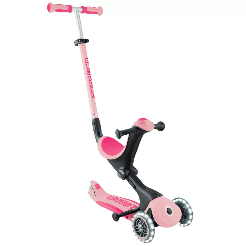 Globber Trotteur & Porteur>Trottinette Evolutive Go Up Deluxe Light - Rose Pastel