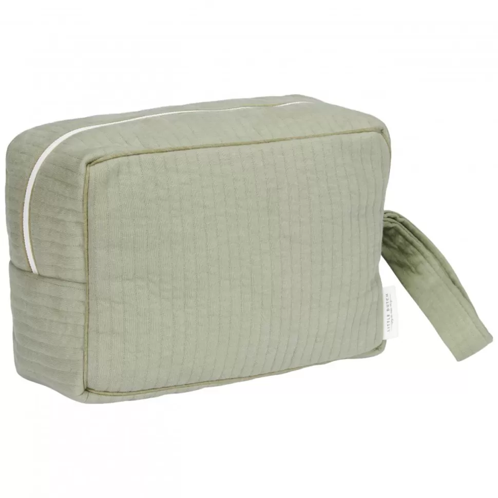 Little Dutch Textile>Trousse de Toilette Grand Format Pure - Olive