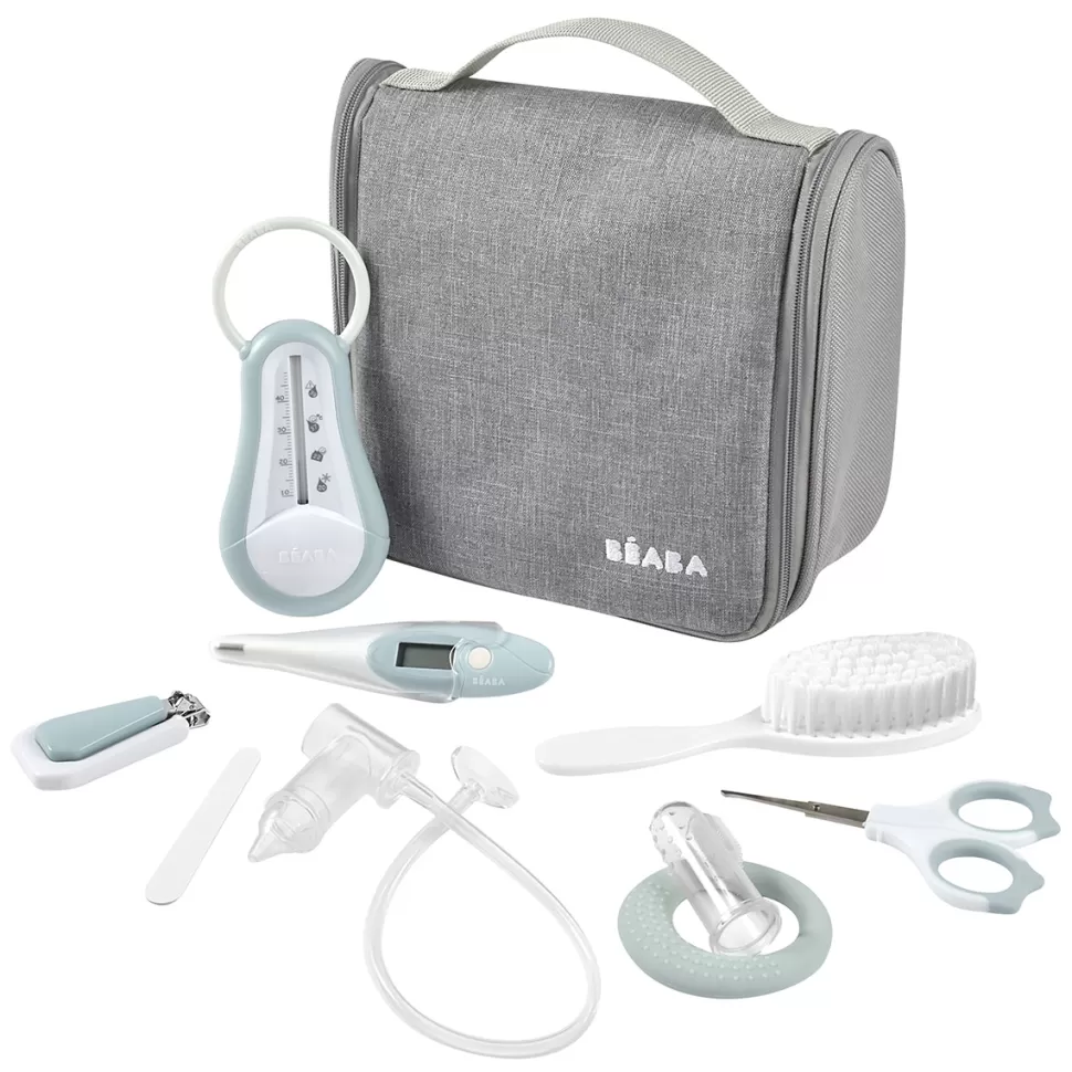 BÉABA Hygiène & Soin>Trousse de Toilette Nomade - Green Blue