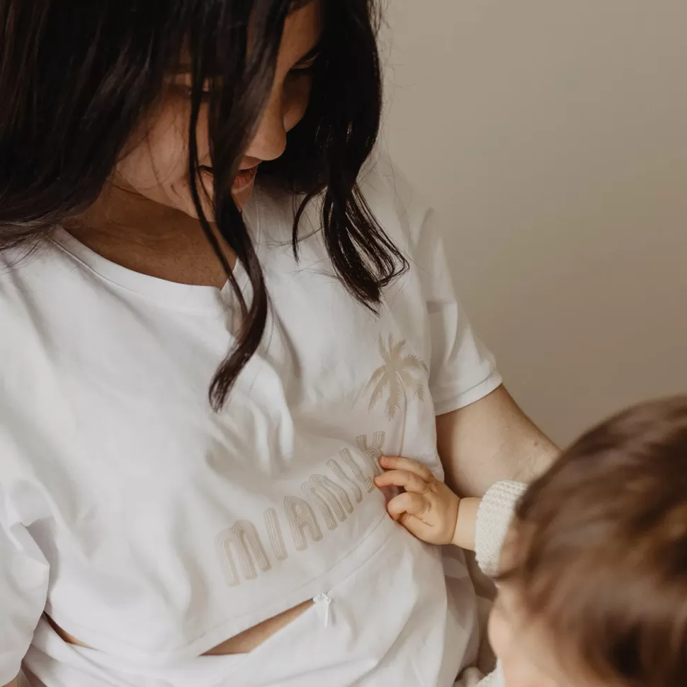 You&Milk Parents>T-shirt d'Allaitement Miamilk - XL