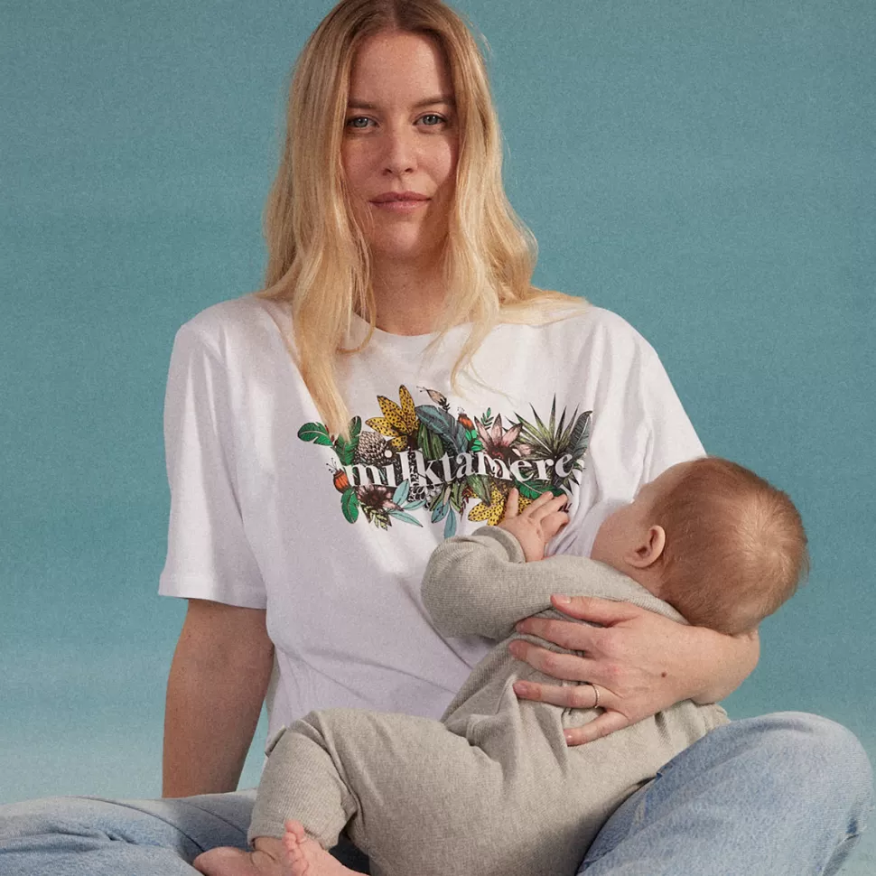 Tajinebanane Parents>T-shirt d'Allaitement Milktamère - S