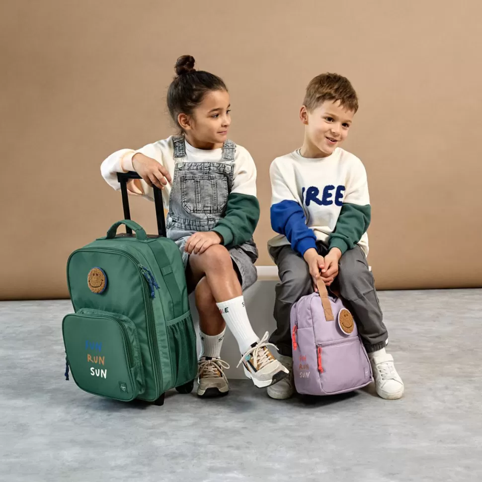 Enfant LÄSSIG Bagagerie Enfant>Valise Little Gang - Dark Green