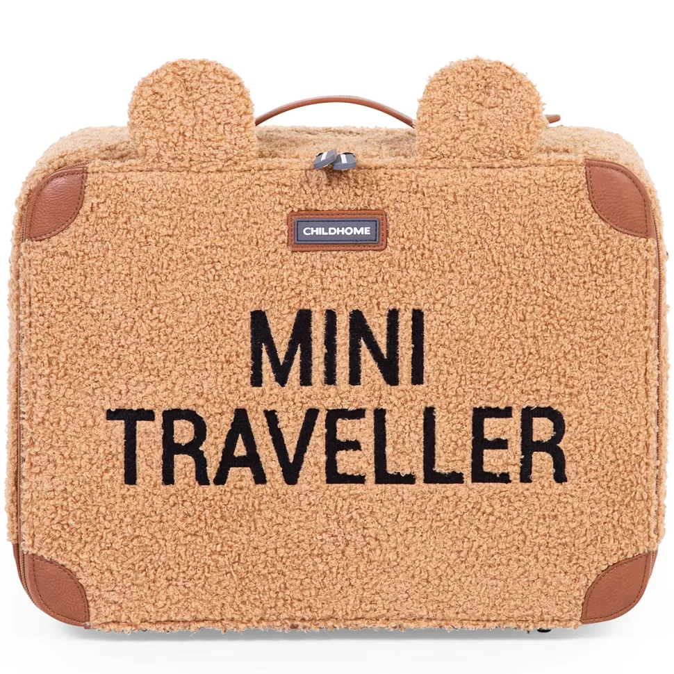 Enfant Childhome Bagagerie Enfant>Valise Mini Traveller - Teddy Beige
